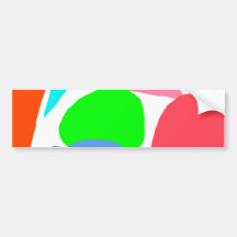 Carrot Peach Eggplant Soybean Sprinkler Bumper Sticker