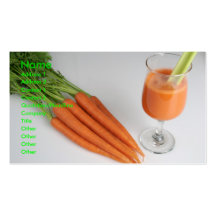 carrotjuice profile card business card templates