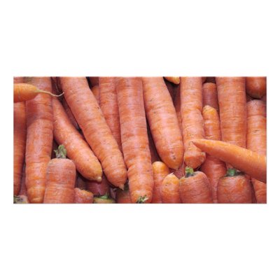 Carrots Photo Greeting Card by gavila_pt
