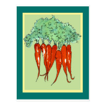 Carrots Post Card
