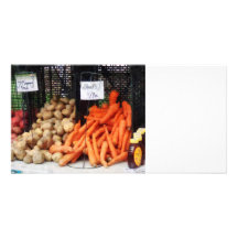 Carrots, Potatoes and Honey Photo Card Template