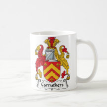 Carruthers Family Crest Mugs