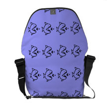 CARRY BAG(FISH) COURIER BAGS