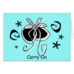 Carry On Baby Greeting Greeting Card