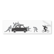 Cars Attract Zombies Bumper Sticker