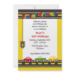 Cars Birthday Party Invitation