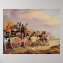 Cars de courrier sur la route : Le "mercure" Devon Poster