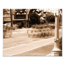 Cars On The Street Art Photo