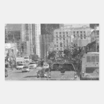 Cars Rectangular Stickers
