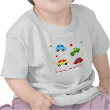 Cars Truck Personalized 1st Birthday Tshirt