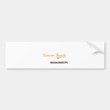 Carson Beach Massachusetts Classic Bumper Stickers