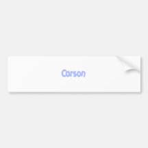 Carson Bumper Stickers
