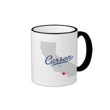 Carson California CA Shirt Mugs