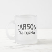 Carson California Mugs