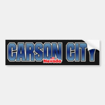 Carson City Bumper Bumper Sticker