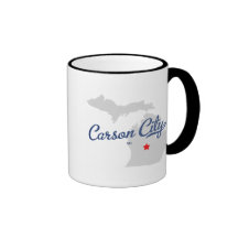 Carson City Michigan MI Shirt Coffee Mugs