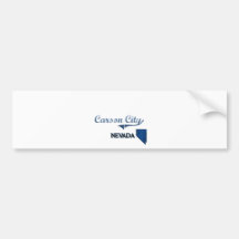 Carson City Nevada City Classic Bumper Sticker