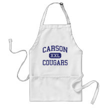 Carson Cougars Middle School Tucson Arizona Apron