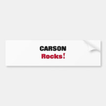 Carson Rocks Bumper Stickers