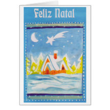 Cartão de Natal Casa
