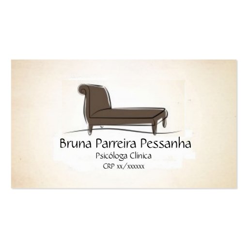 Cartu00e3o Divu00e3 Psicanalista Cartoes De Visita : Zazzle