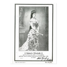 Carte #023H d'assassinat d'impératrice Elisabeth - Carte Postale