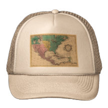 Carte 1763 de l'Amérique du Nord Casquette