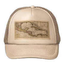 Carte 1790 des Antilles par Dilly et Robinson Casquette De Camionneur