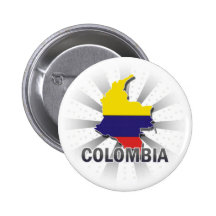 Carte 2,0 de drapeau de la Colombie Pin's