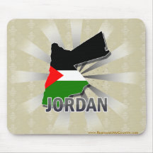 Carte 2,0 de drapeau de la Jordanie Tapis De Souris