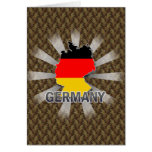 Carte 2,0 de drapeau de l'Allemagne
