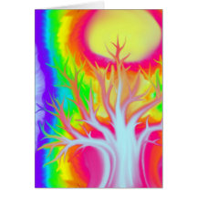 Carte abstraite d'arbre