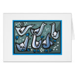 Carte abstraite d'oiseau/toute l'occasion