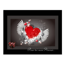 carte amour saint valentin cartes postales