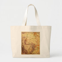 Carte anglo du monde de Saxon Sac Fourre-tout