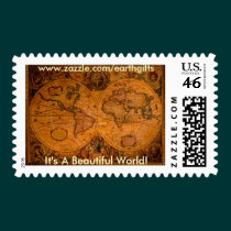 CARTE ANTIQUE timbres