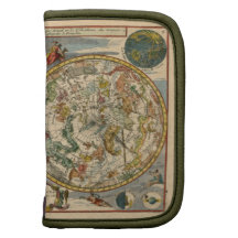 Carte antique des cieux organiseur