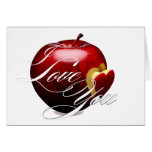 Carte Apple Coils Greeting Card