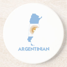 CARTE ARGENTINE DESSOUS DE VERRE