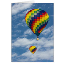Carte chaude de ballon à air