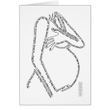 Carte d'affirmations de naissance