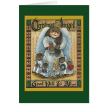 Carte d'ange de Noël