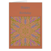 Carte d'anniversaire de modèle avec l'éclat brun c