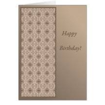 Carte d'anniversaire de villa d'océan de terrasse