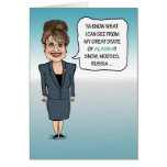 Carte d'anniversaire drôle de Sarah Palin