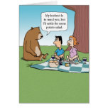 Carte d'anniversaire - instinct animal