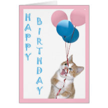Carte d'anniversaire juvénile
