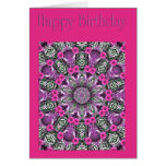 Carte d'anniversaire rose