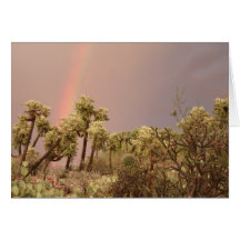 Carte d'arc-en-ciel de désert