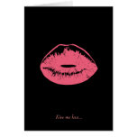 Carte de baiser